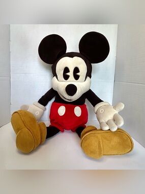 Vintage Folkmanis Disney Mickey Mouse Hand Puppet Retired Great Condition 22in